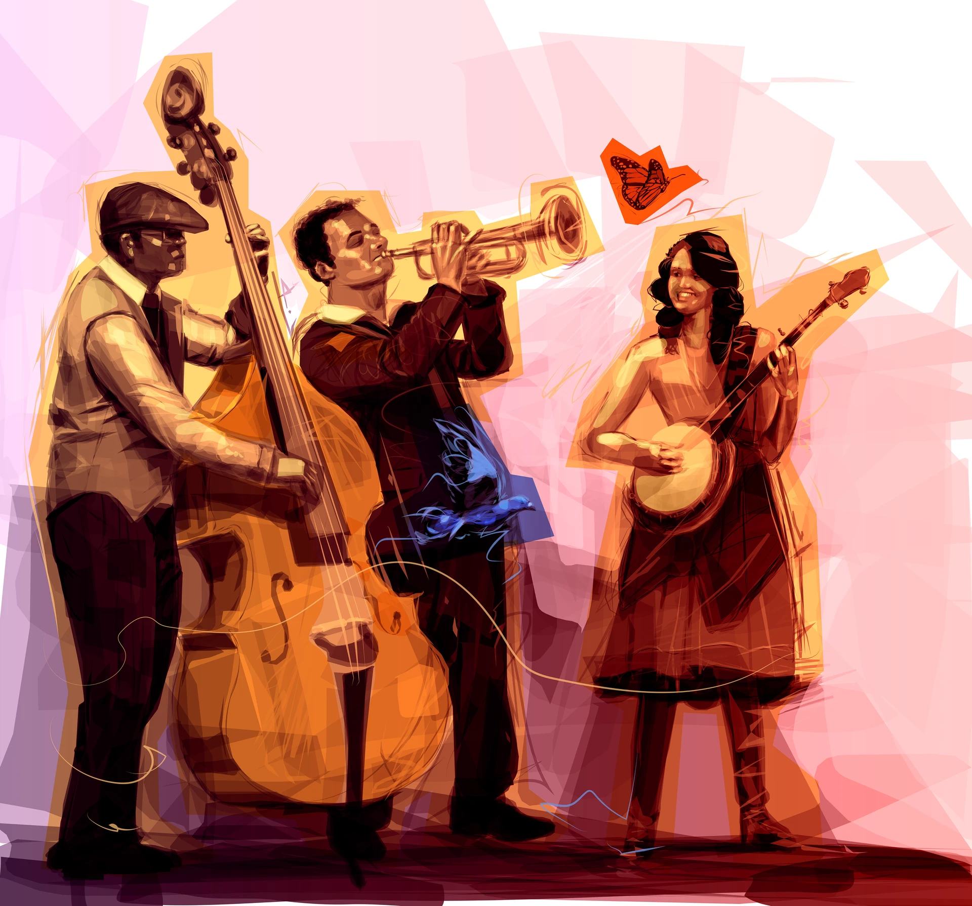 Illustration Called Armour Block Past To Future Window 1 by Michael Grills