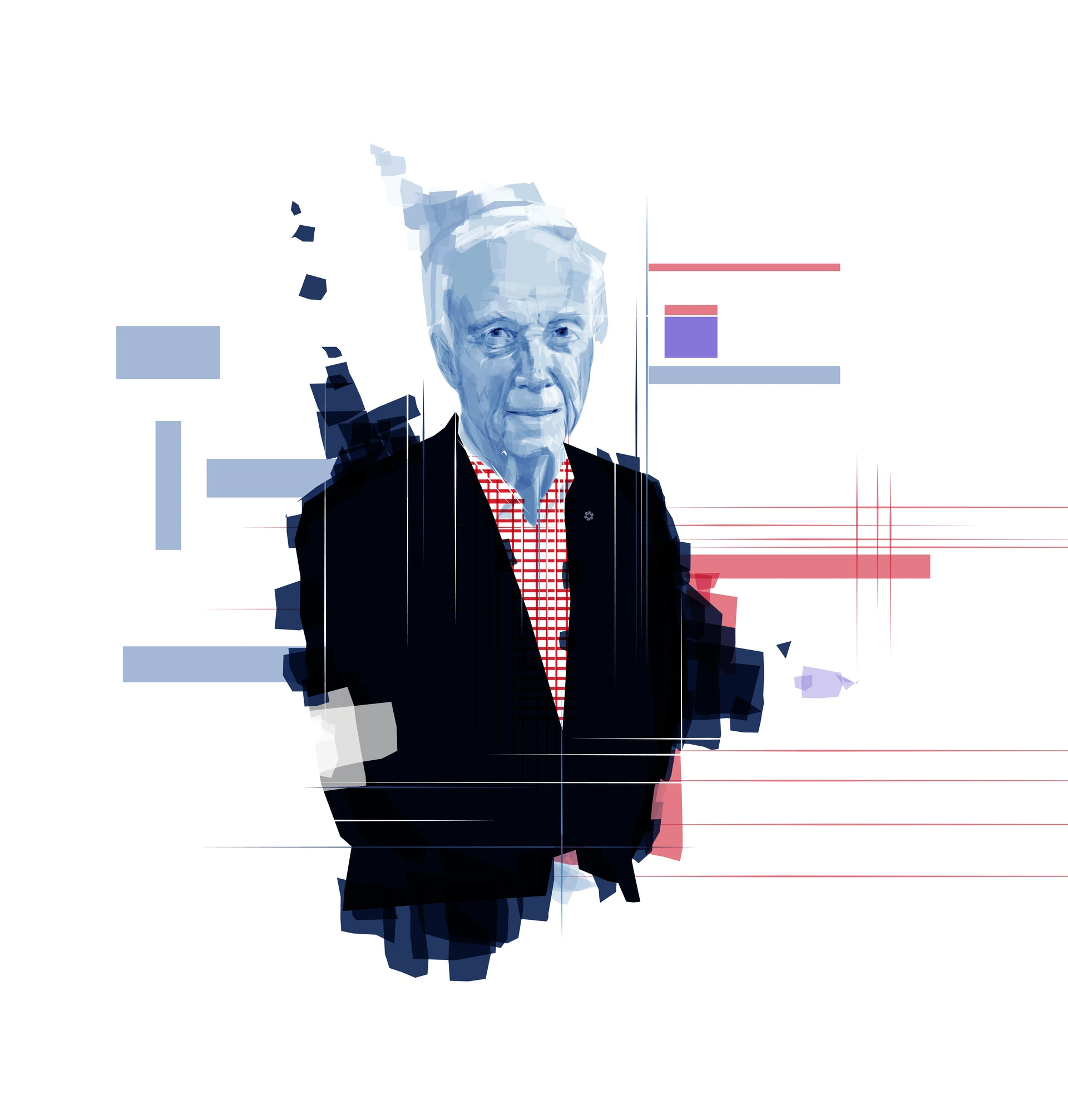 Illustration Called David Bissett by Michael Grills