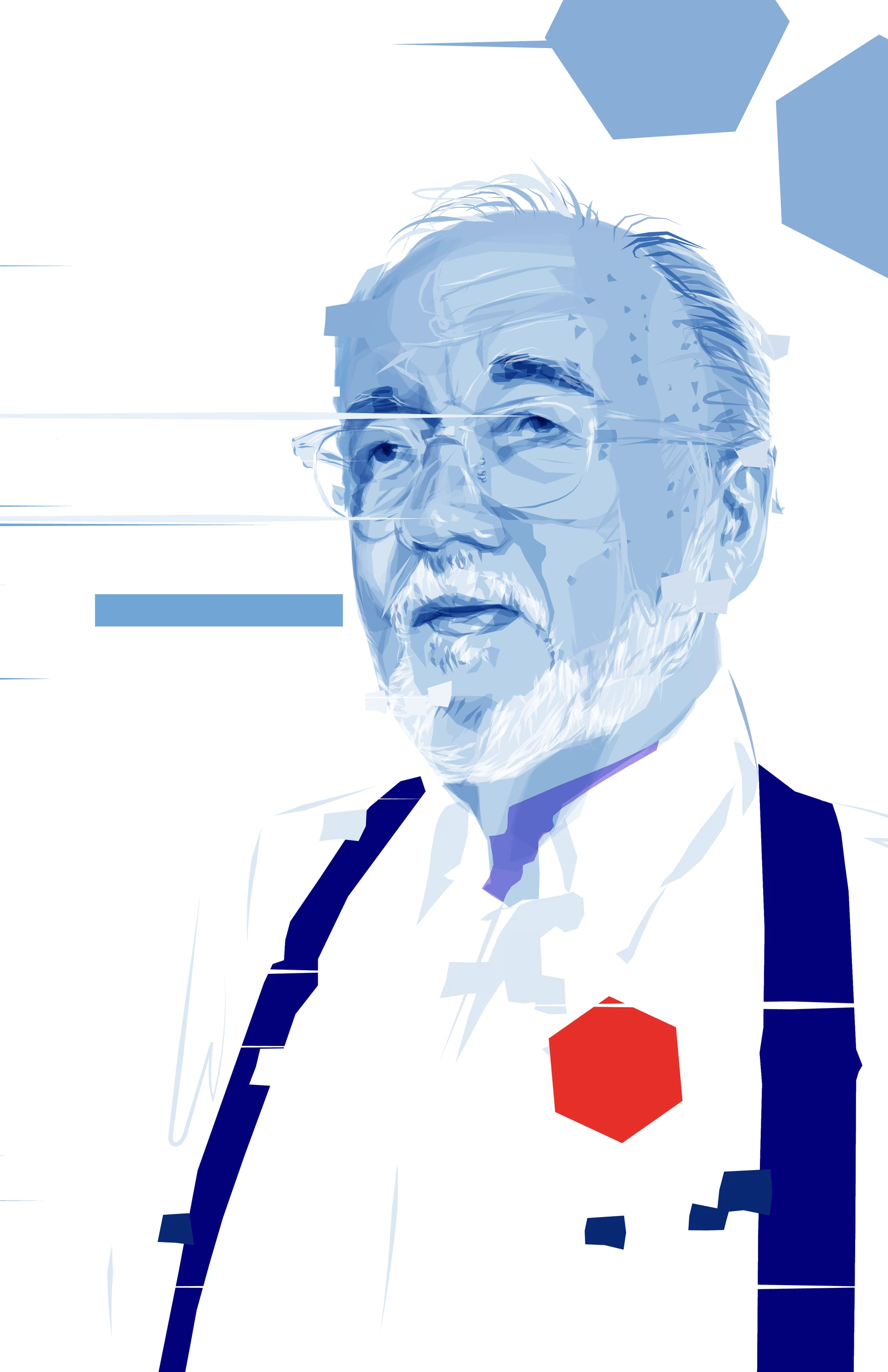 Illustration Called Edward Darch by Michael Grills