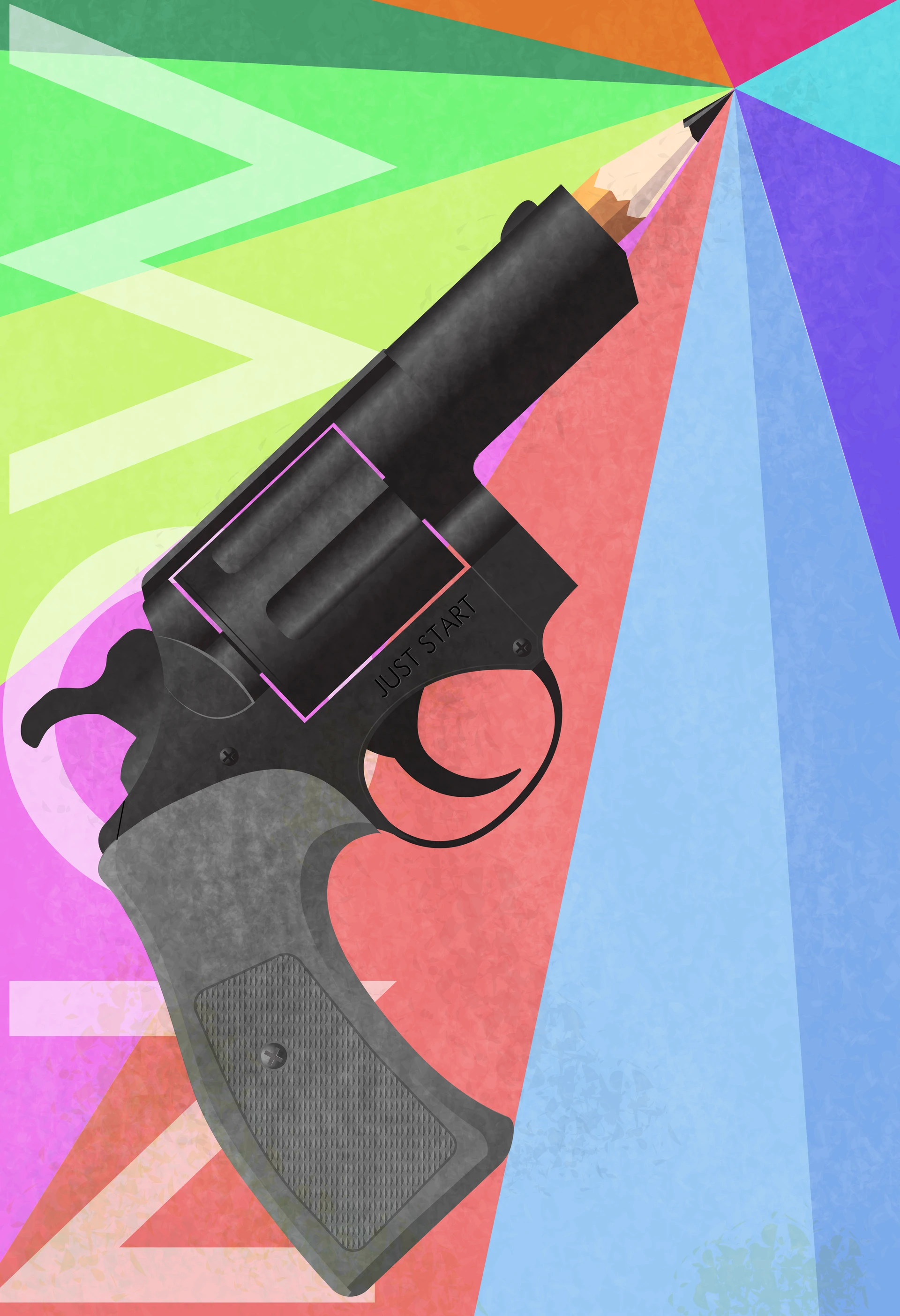 Illustration Called Just-Start-Now by Michael Grills