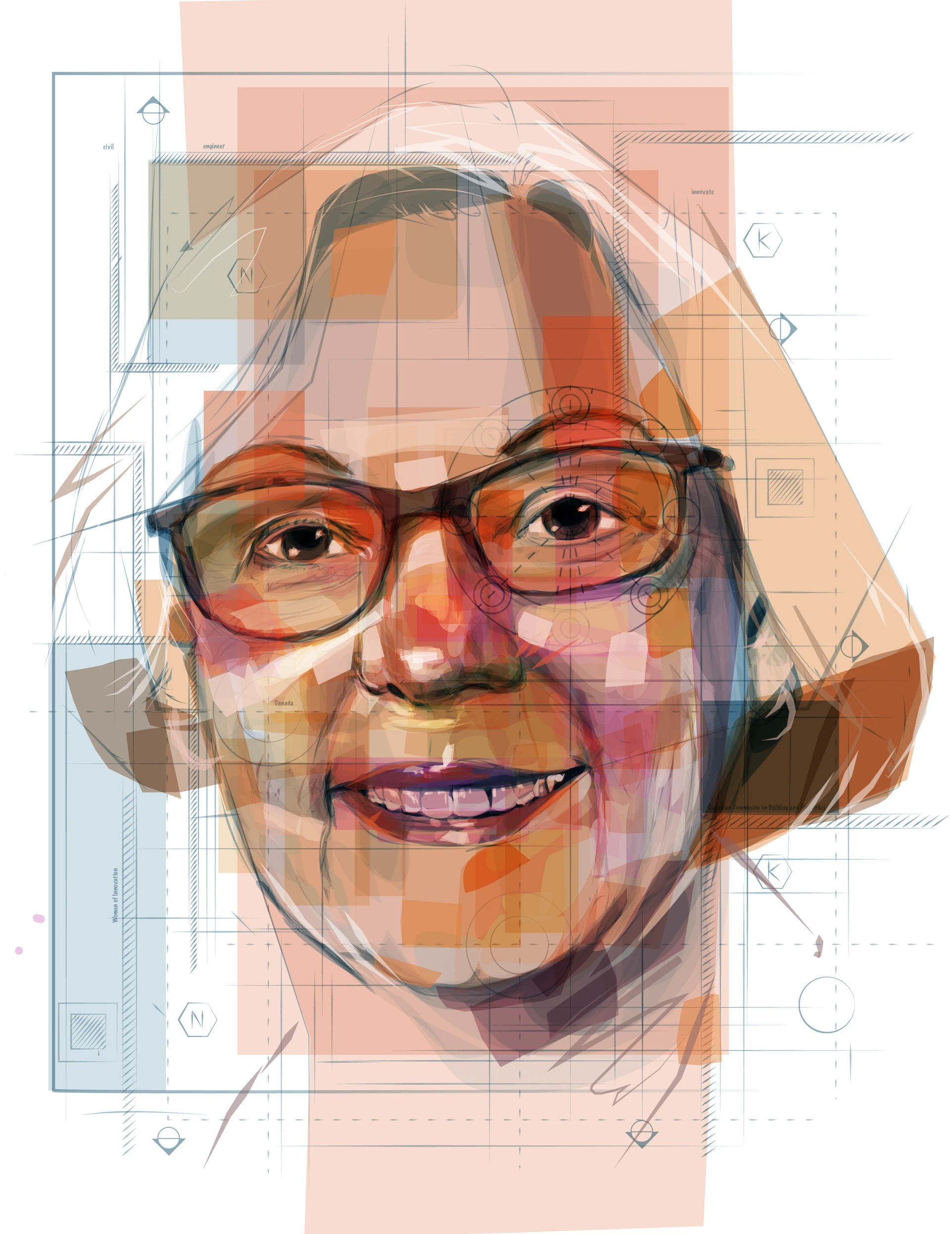 Illustration Called Margaret-Kuzyk by Michael Grills