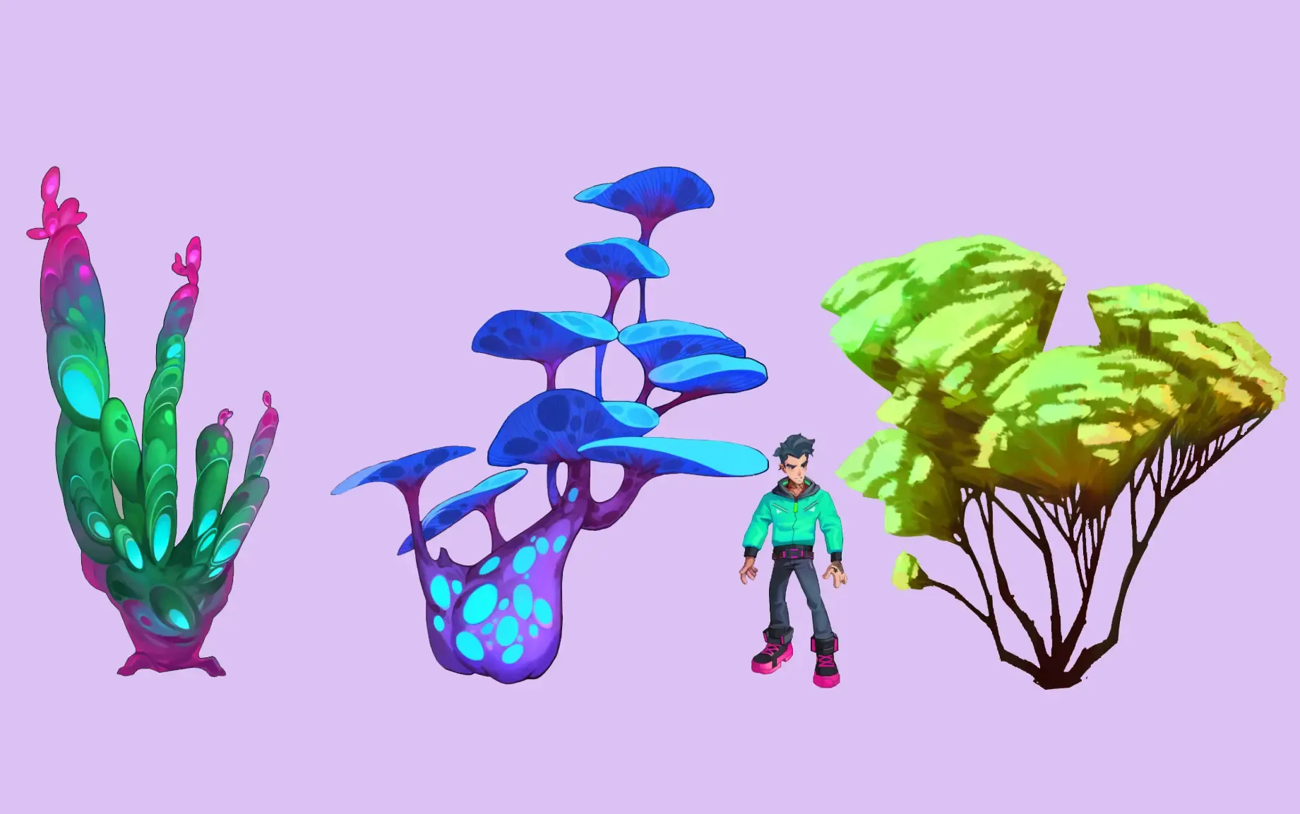 World3 Plant concept art