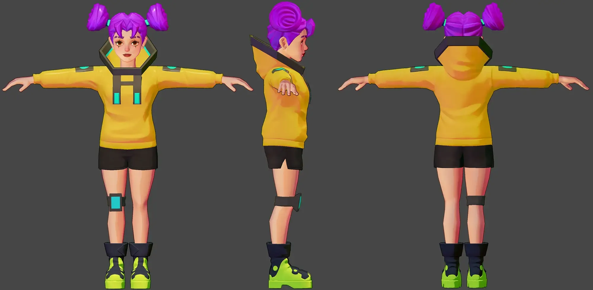 First female character fully designed for World3
